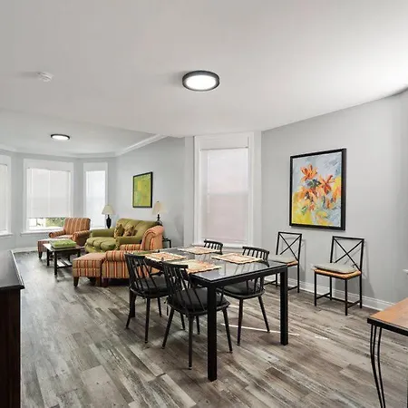 Newly Rehabbed Greystone With 2 Private Apartments, Backyard, Garage, Laundry, Close To Expressway Chicago Extérieur photo
