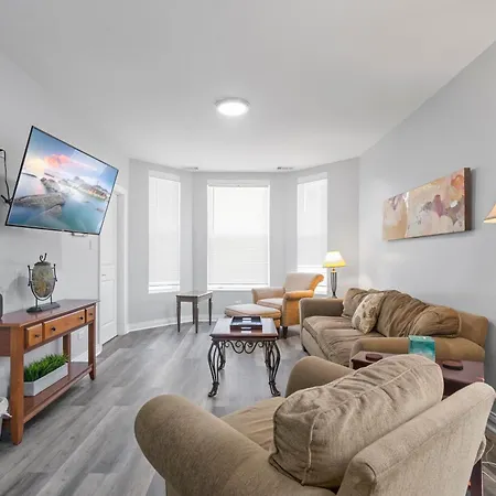 Newly Rehabbed Greystone With 2 Private Apartments, Backyard, Garage, Laundry, Close To Expressway Chicago Extérieur photo